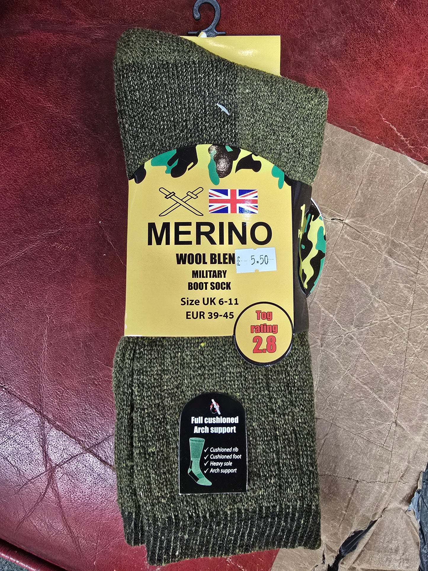 Merino wool bended military styles socks, superb walking working socks