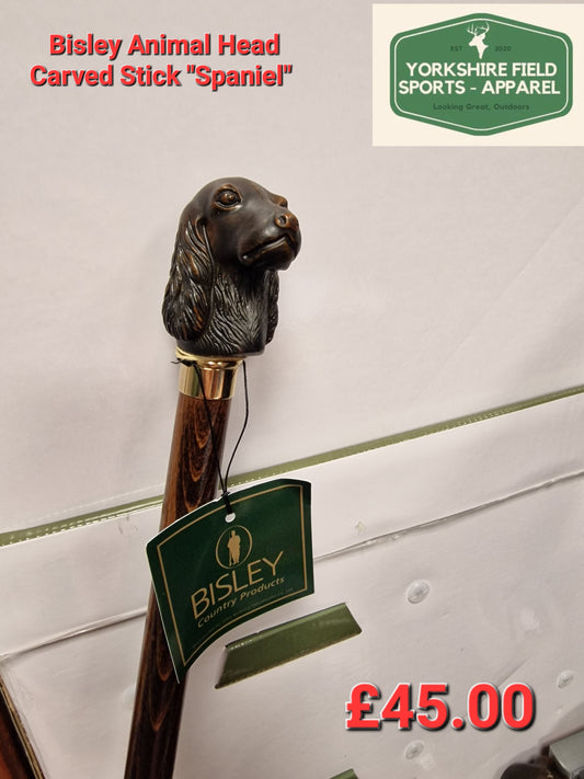 Bisley Animal Head Carved Stick
