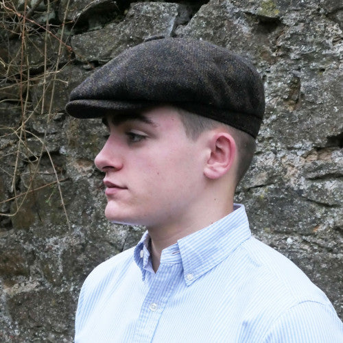 Harris Tweed Peaky Blinders Shelby Baker Boy Panel Caps