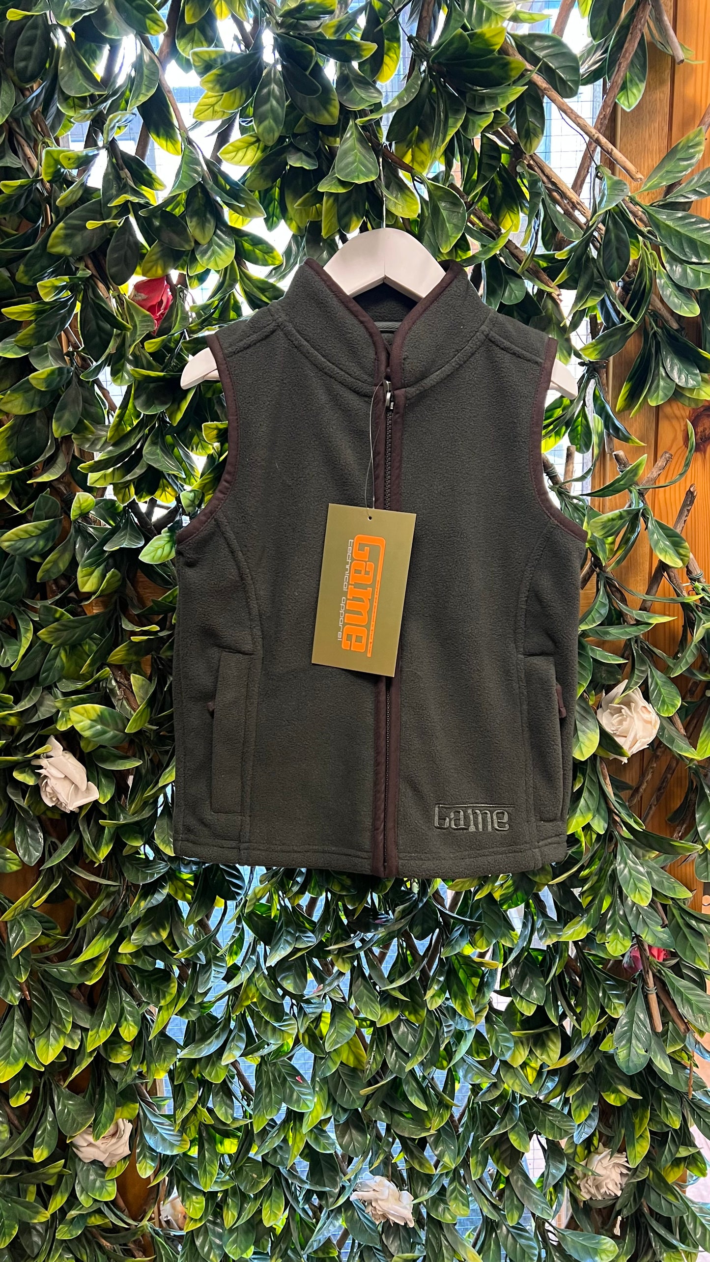 Kids Game Chilton Gilet (Forest Green)