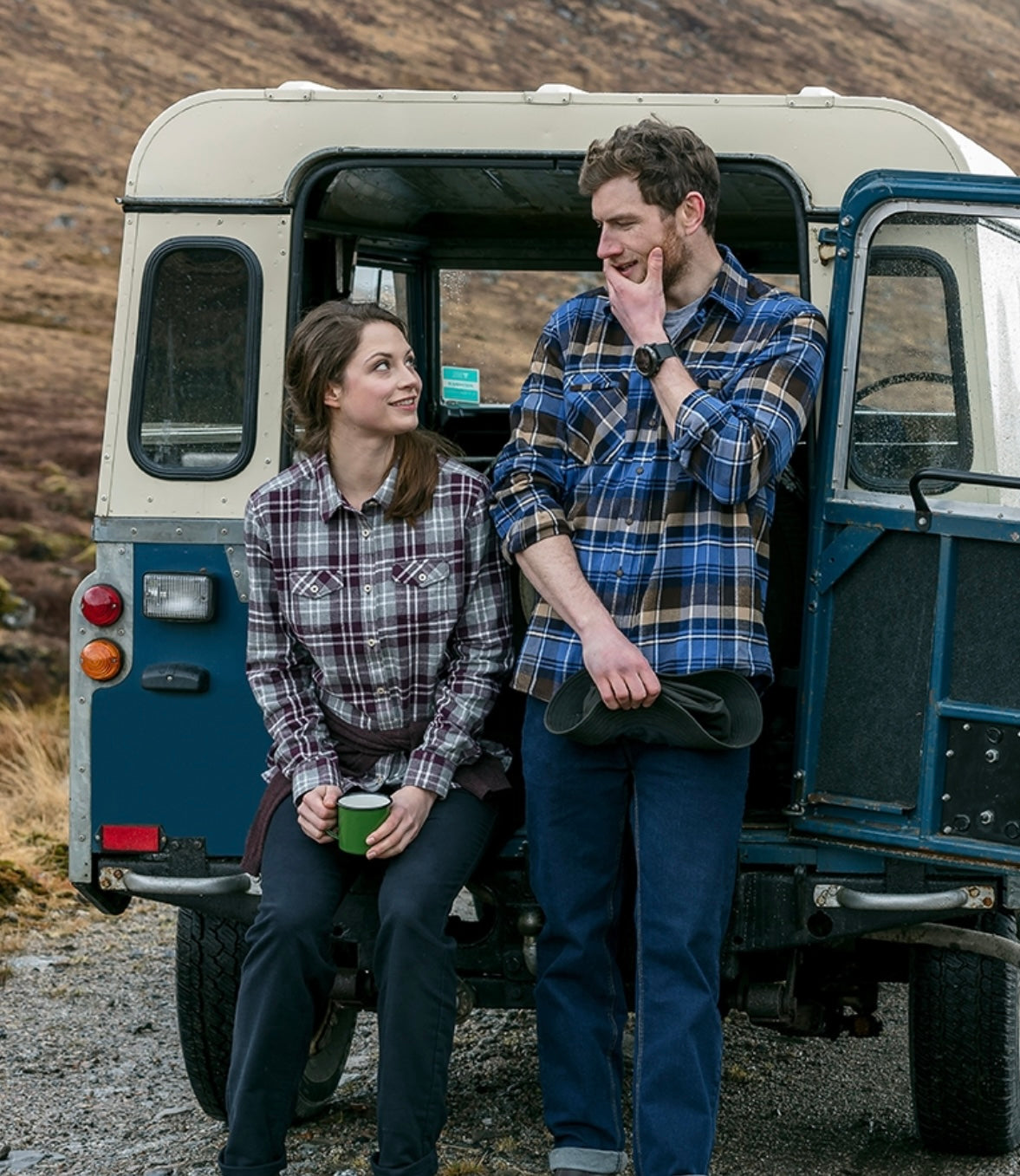 Hoggs of Fife Eilidh Ladies Flannel Shirt