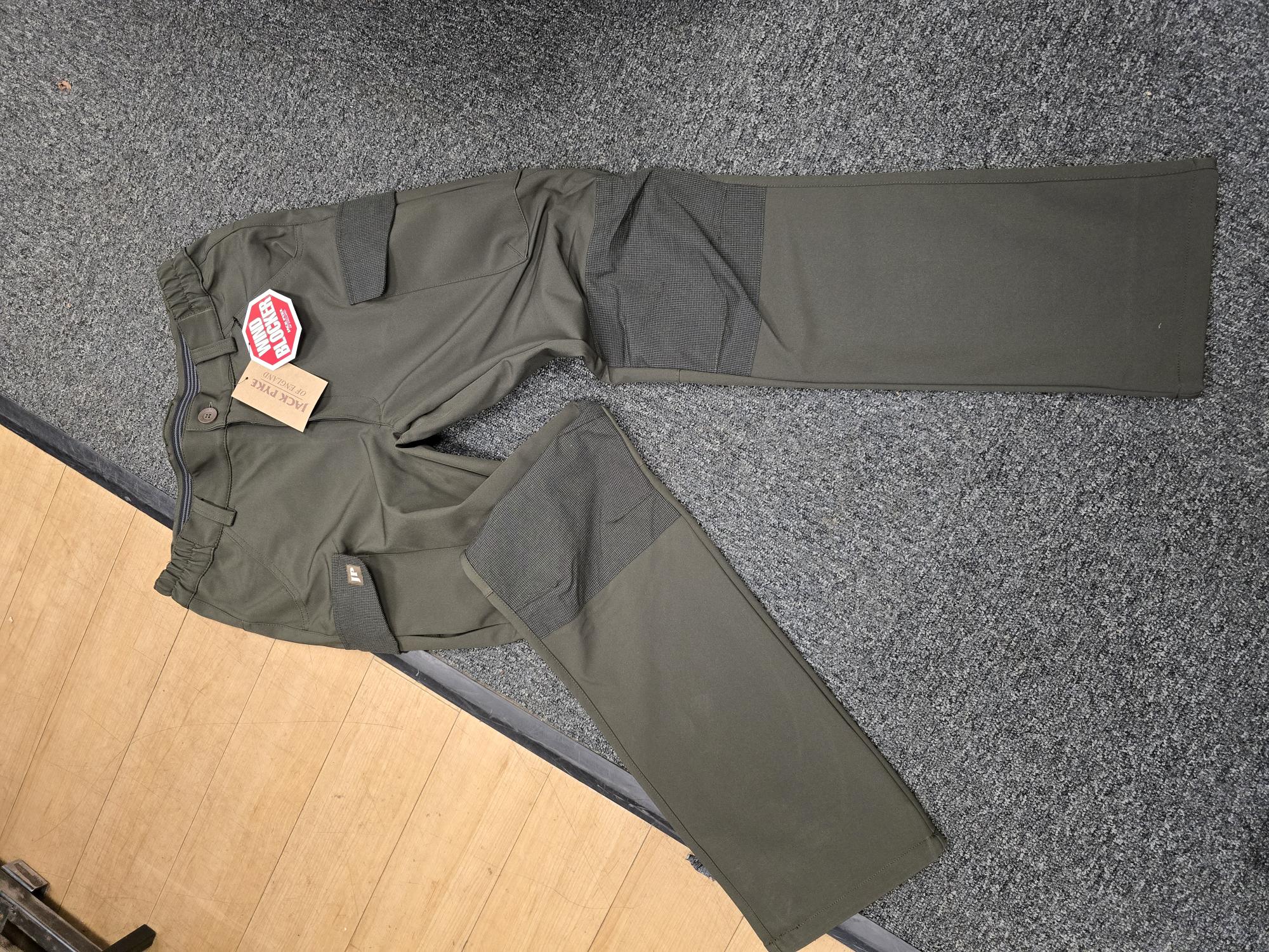 Jack Pyke Wind Stopper Softshell Trousers Green