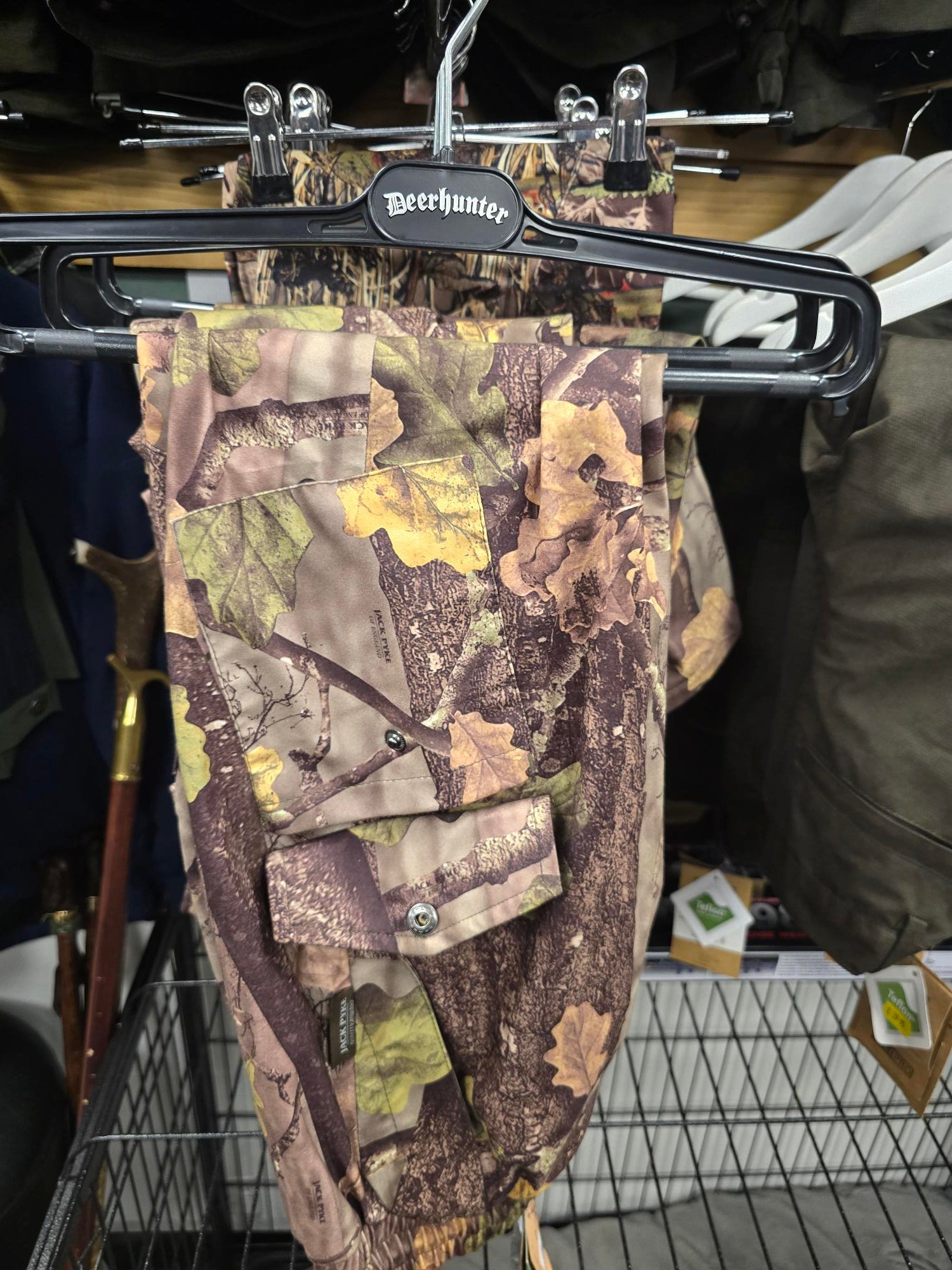 Kids Jack Pyke Junior EVO Camo Stealth Waterproof and Windproof Trousers