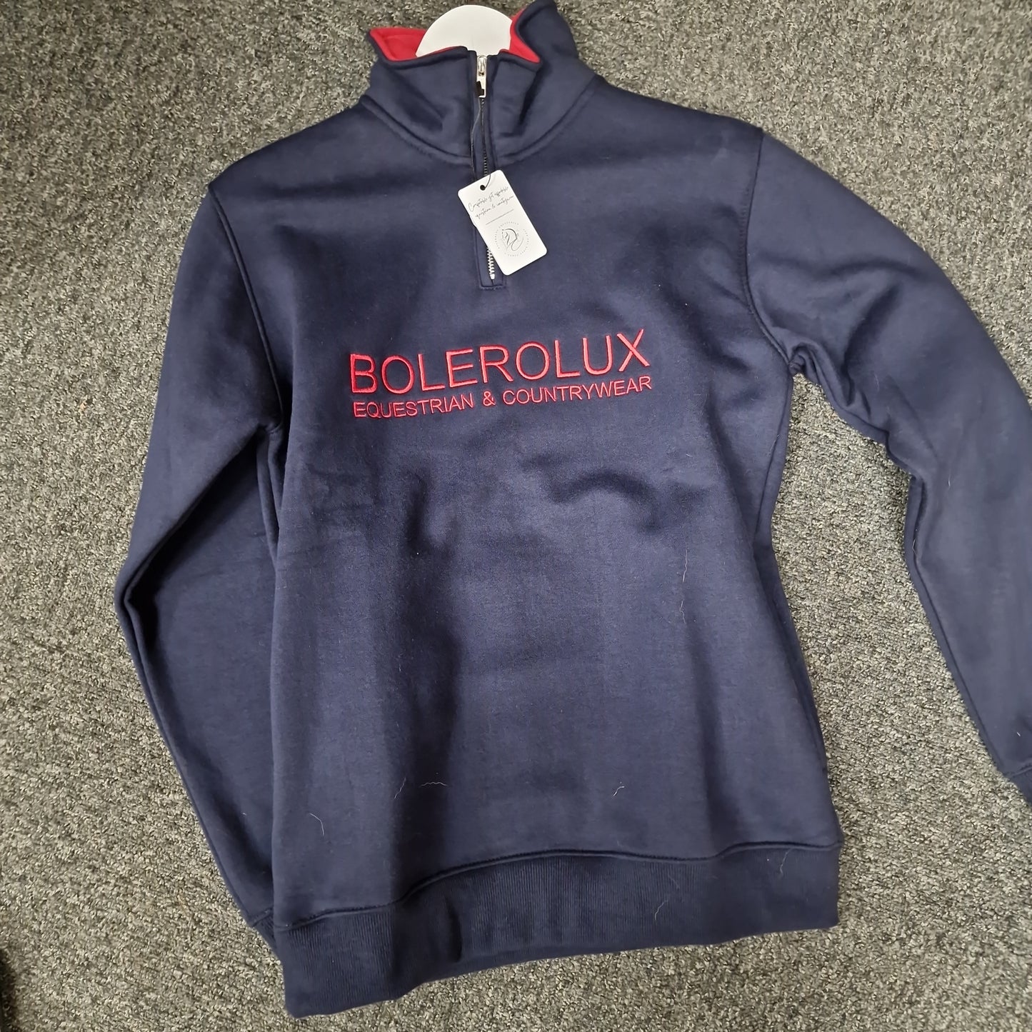Bolerolux Unisex 1/4 zip top / jumper / pullover / farming / young farmer / Equestrian