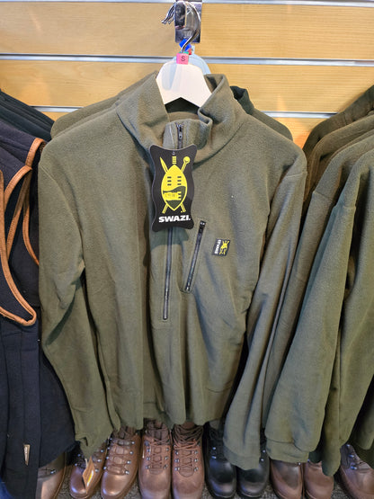 NEW BRAND: Swazi Microshirt fleece olive green superb quality