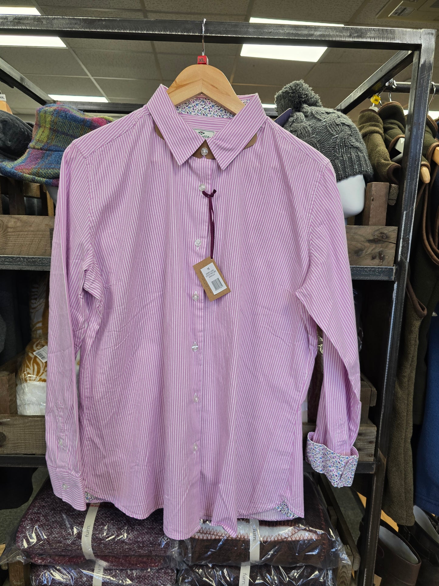 Ladies Hoggs of Fife Bonnie 2 pink shirt