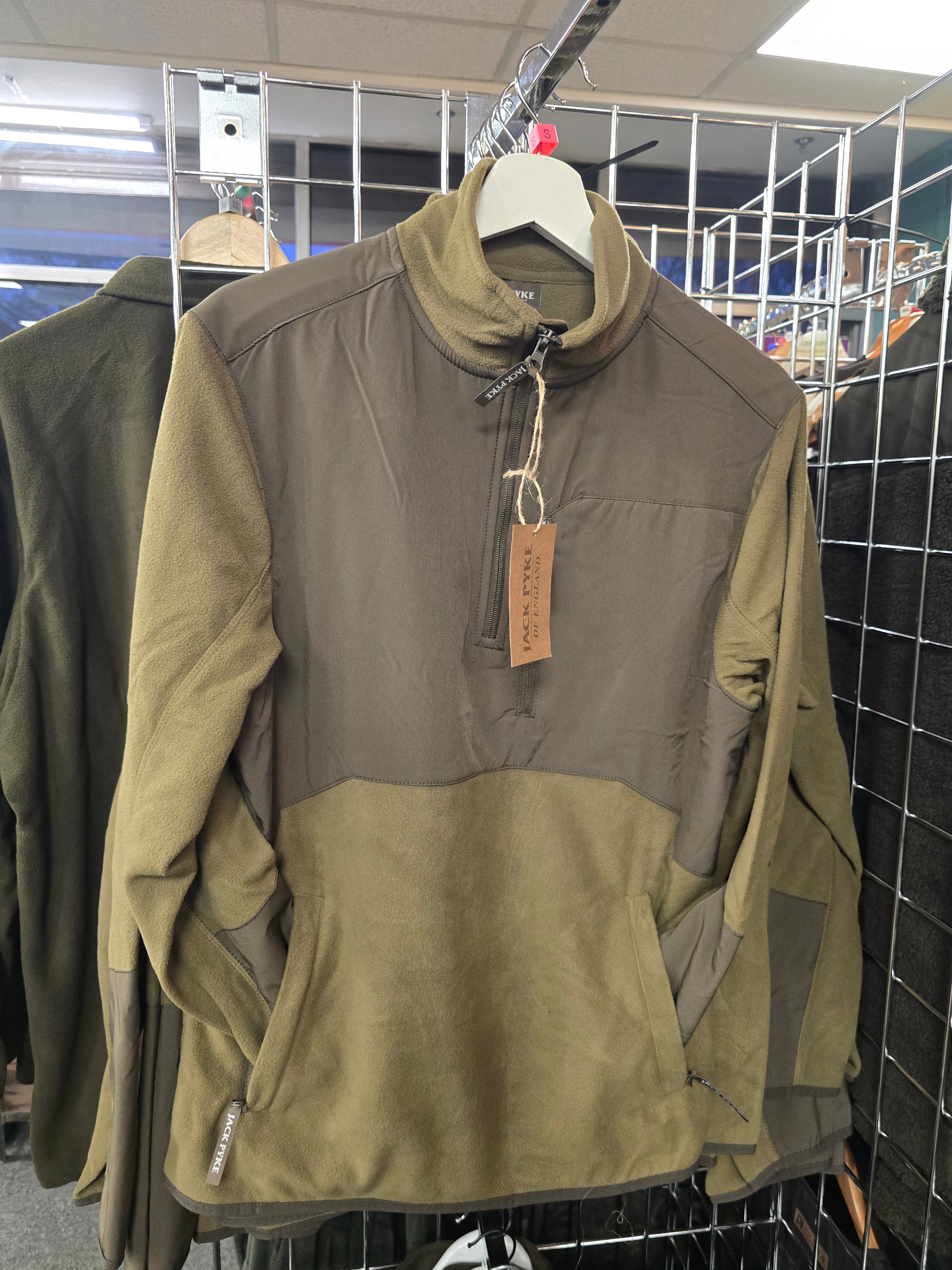 Jack Pyke Rannock Micro Fleece Pull Over Mid Layer