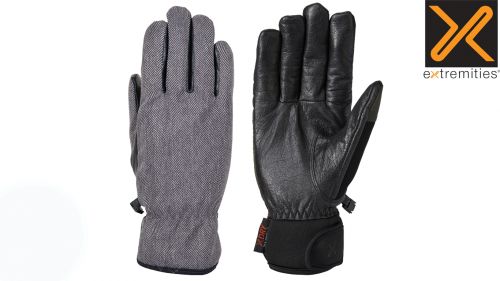 Bisley Sportsman Gloves Herringbone tweed Grey by Extremities