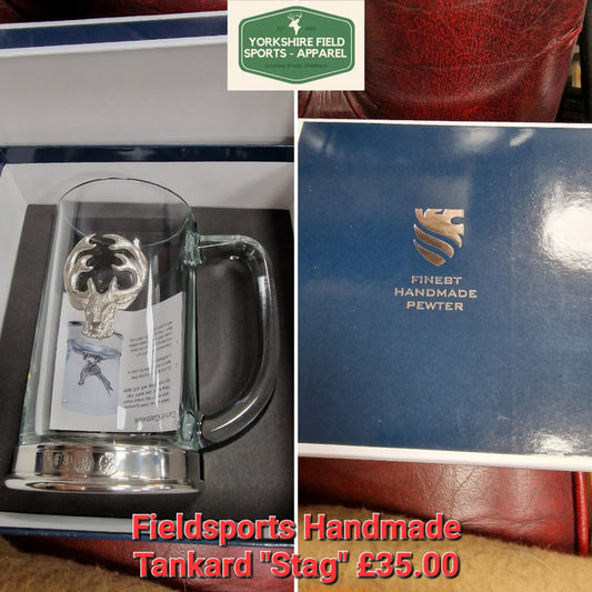 Handmade Fieldsports Tankard in presentation box great gift idea