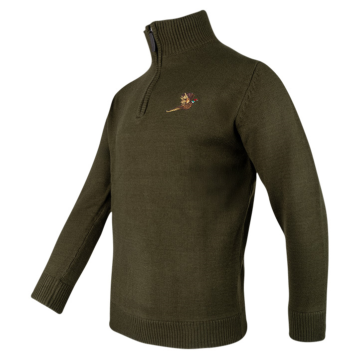 Jack Pyke pheasant Zip Neck Pullover 1/4 zip