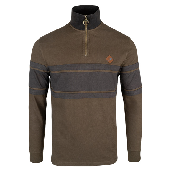 Jack Pyke Half Zip Contrast Sweatshirt Green pullover