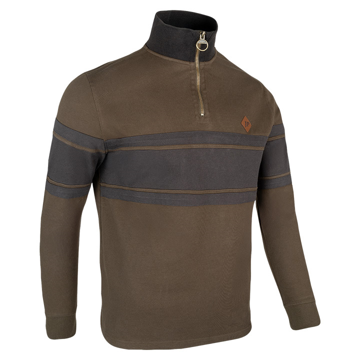 Jack Pyke Half Zip Contrast Sweatshirt Green pullover