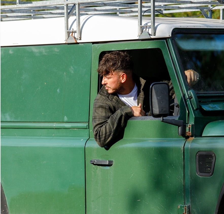 Jack Pyke Polar Fleece Shirt in green check