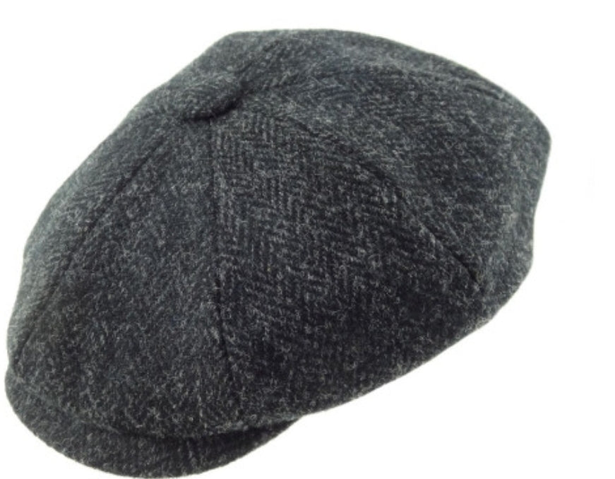 Harris Tweed Shelby Baker Boy hat / cap MADE IN THE UK