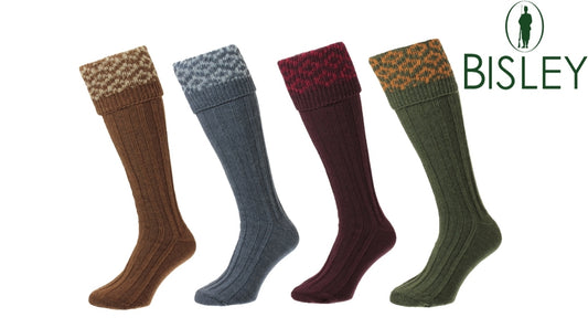 Bisley Pattern topped shooting socks MADE IN THE UK