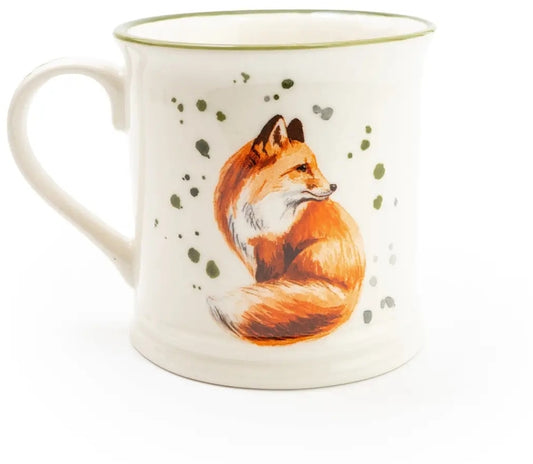 YFSA RUSTIC COUNTRY COLLECTION FOX CERAMIC MUG