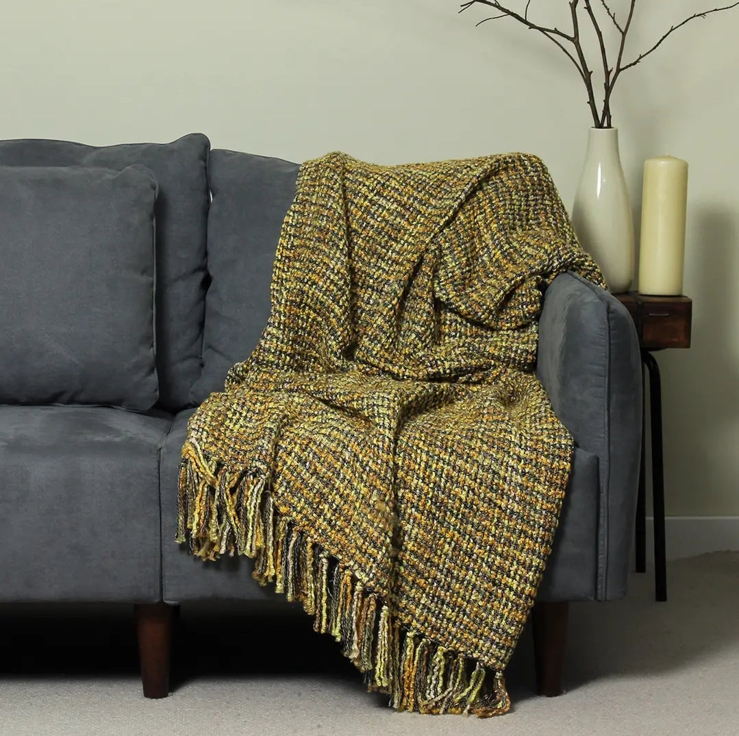 Yorkshire Field Sports Apparel Rustic Country Collection Hand Woven Baoli Throw