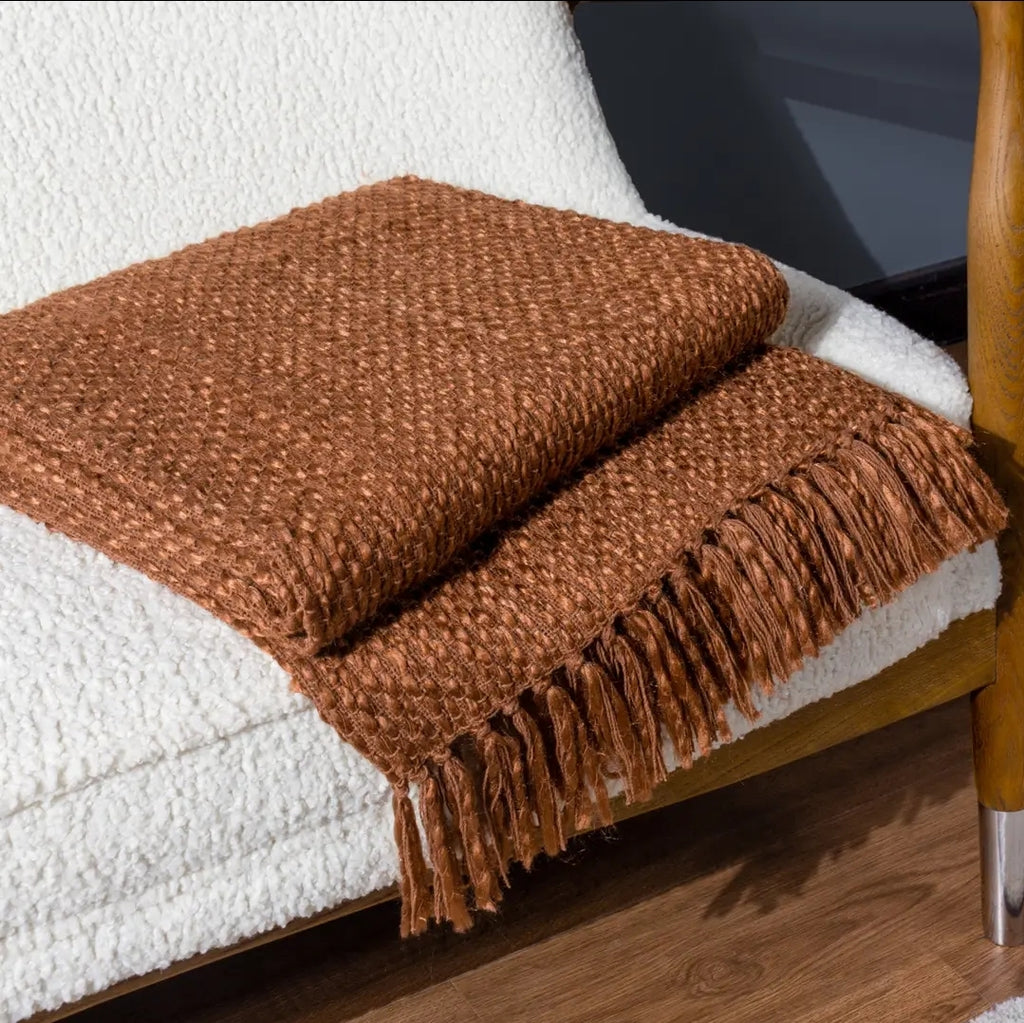 Yorkshire Field Sports Apparel Rustic Country Collection Fringed Throw