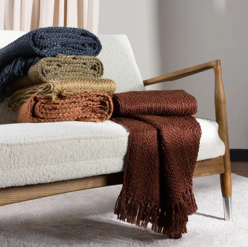 Yorkshire Field Sports Apparel Rustic Country Collection Fringed Throw