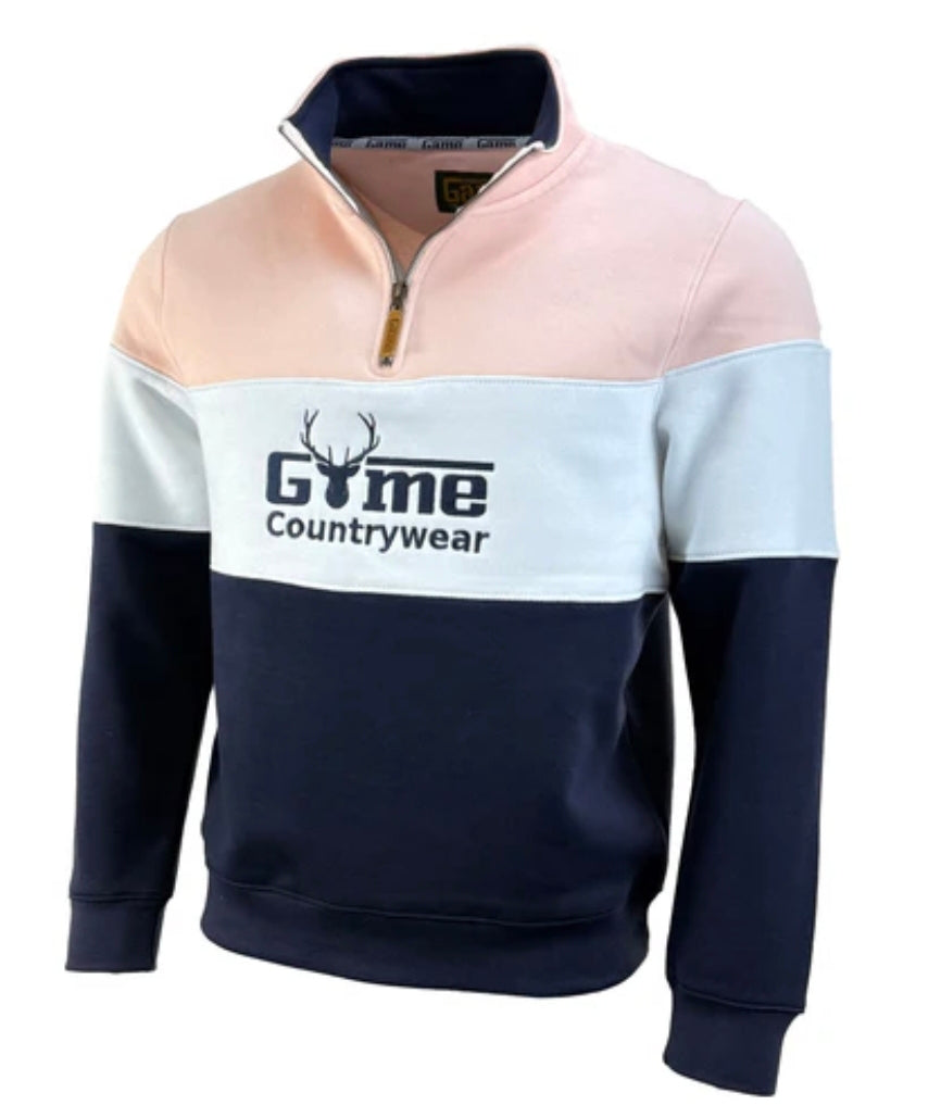 GAME COUNTRYWEAR 1/4 ZIP PULLOVER JUMPER TOP PERFECT YOUNGFARMERS UNISEX