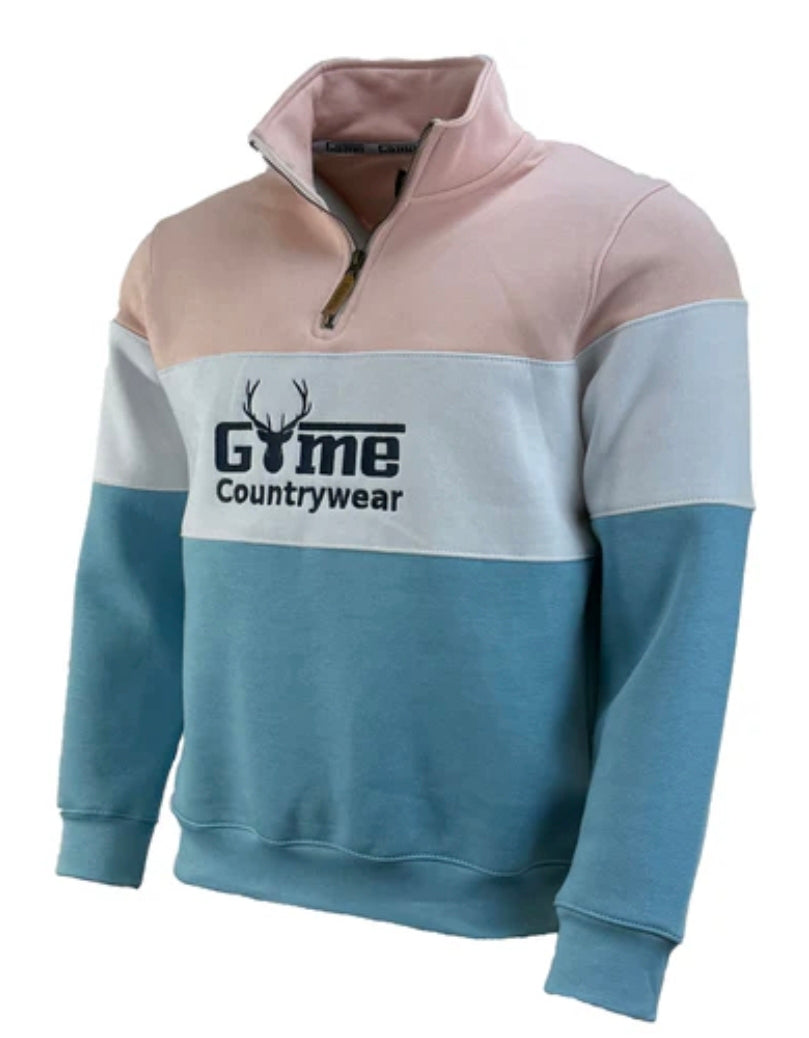 GAME COUNTRYWEAR 1/4 ZIP PULLOVER JUMPER TOP PERFECT YOUNGFARMERS UNISEX