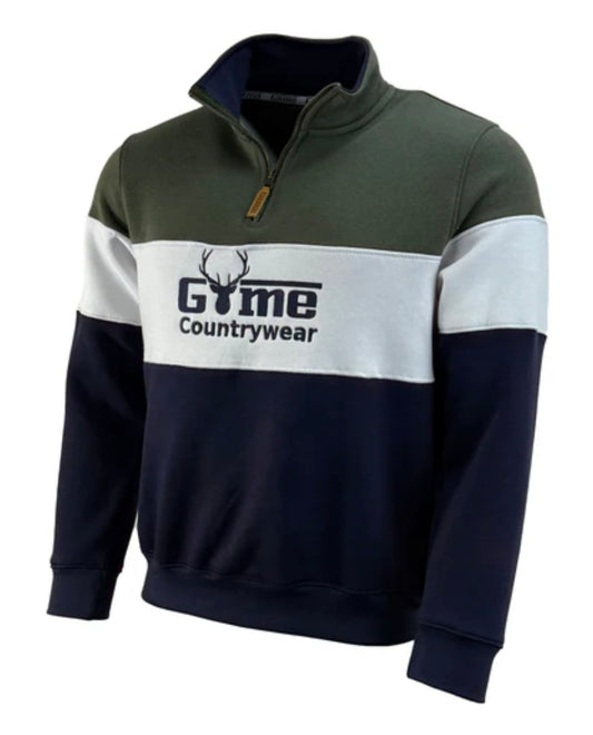 GAME COUNTRYWEAR 1/4 ZIP PULLOVER JUMPER TOP PERFECT YOUNGFARMERS UNISEX