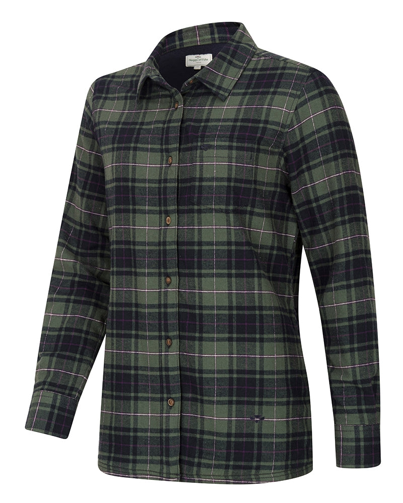 Hoggs of Fife Hogg Tartan Ladies Shacket shirt