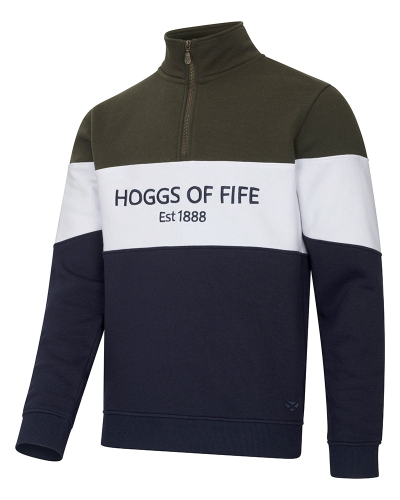 Hoggs of Fife Dumfries 1888 1/4 zip sweater jumper pullover