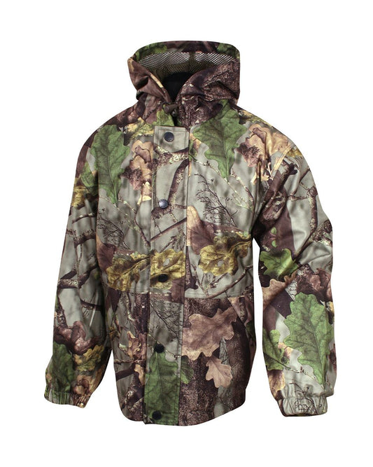 KIDS Jack Pyke Junior EVO Camo Hunters Jacket waterproof and windproof