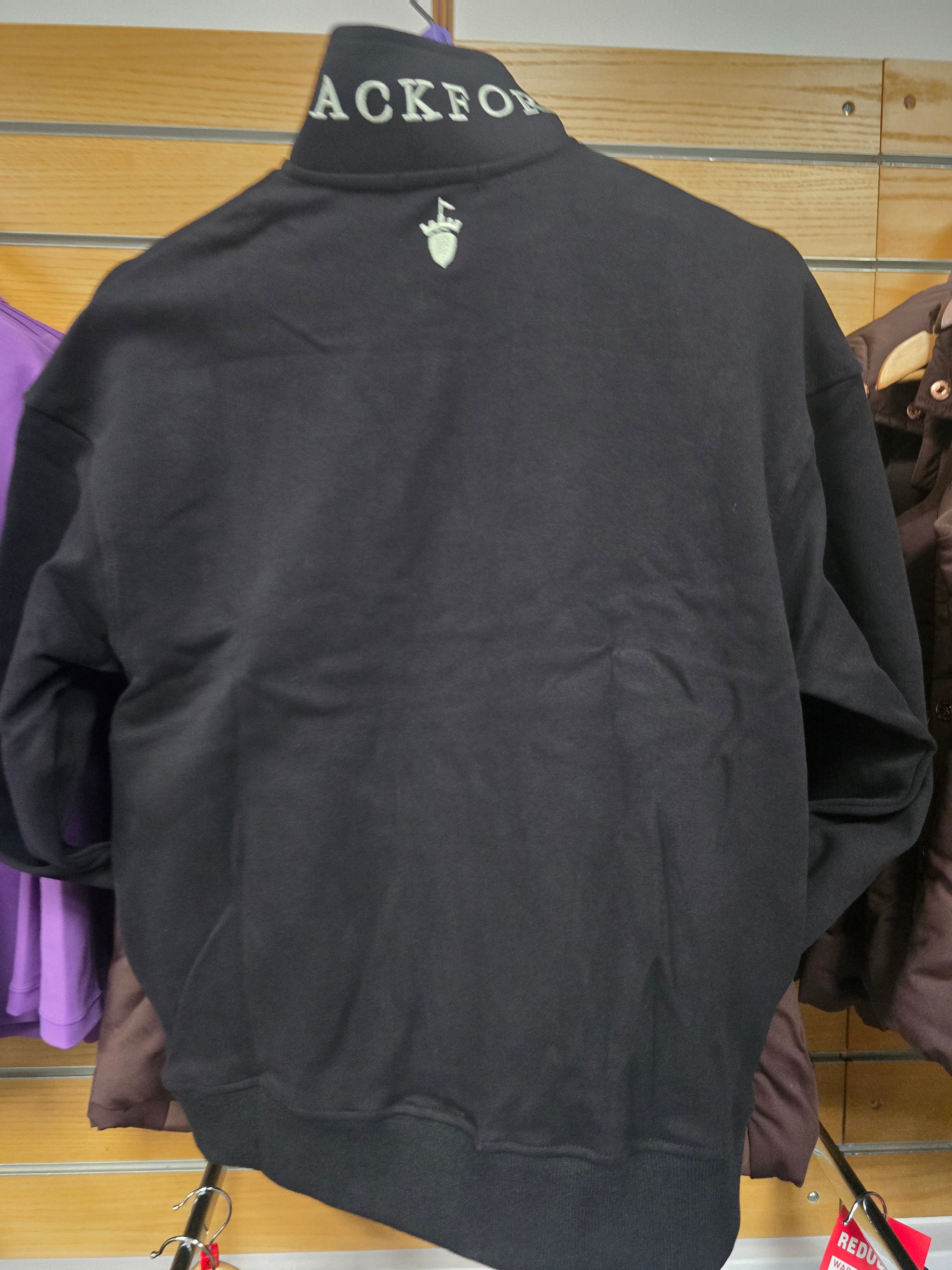 Blackfort Equestrian Ruby 1/4 zip black and macha