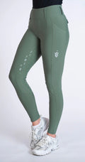 Blackfort Equestrian sage & silver riding breggings
