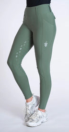 Blackfort Equestrian sage & silver riding breggings