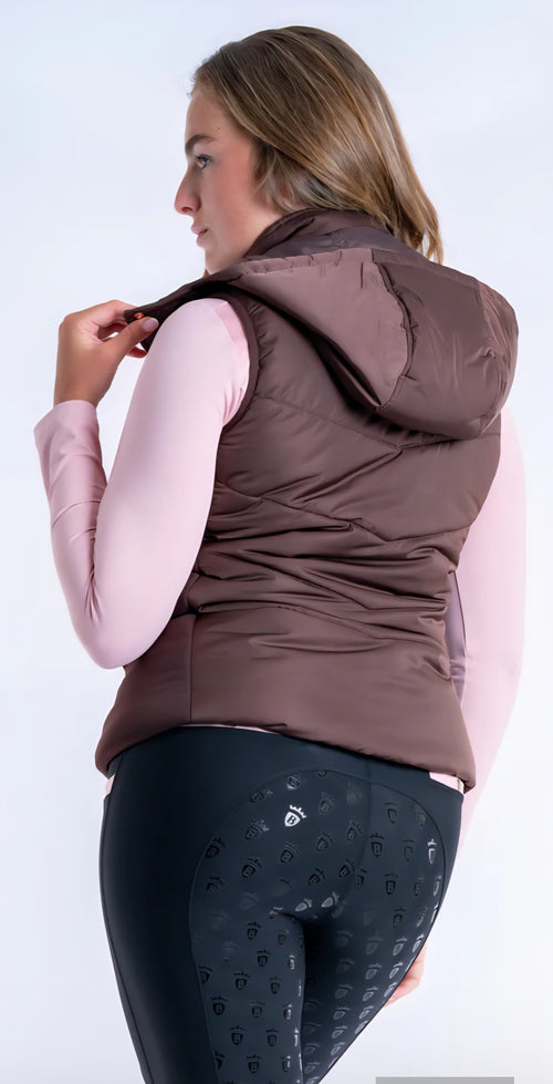 Blackfort Equestrian Amara Chocolate Puffer Gilet