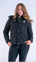 Blackfort Equestrian Olivia Black Puffer Coat Short