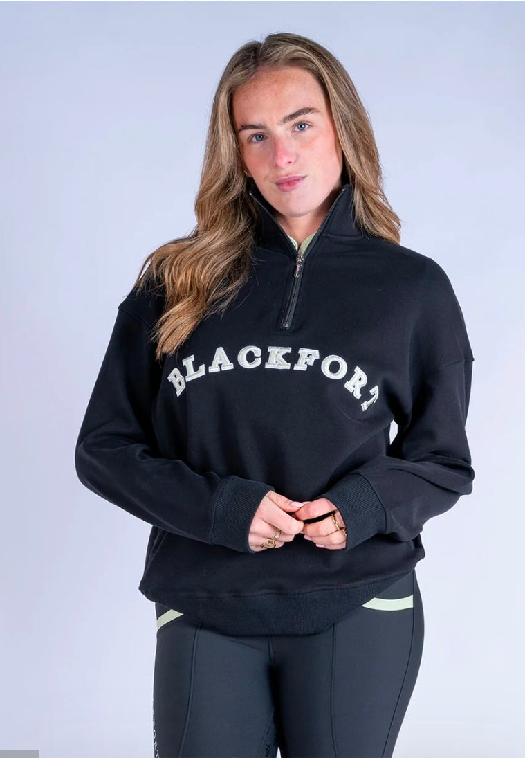Blackfort Equestrian Ruby 1/4 zip black and macha