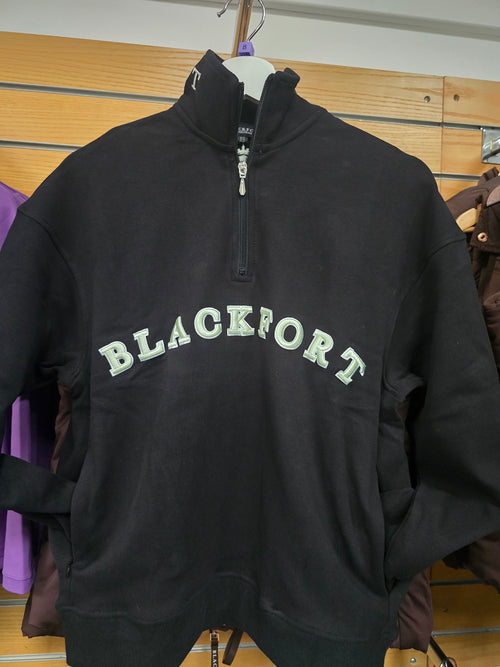 Blackfort Equestrian Ruby 1/4 zip black and macha