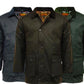 Superb quality "Barbour Ashby alternative" classic padded wax jacket MADE IN THE UK S to 5XL