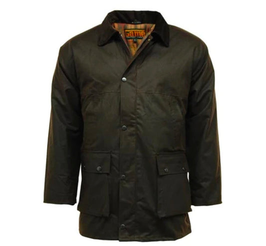 Superb quality "Barbour Ashby alternative" classic padded wax jacket MADE IN THE UK S to 5XL