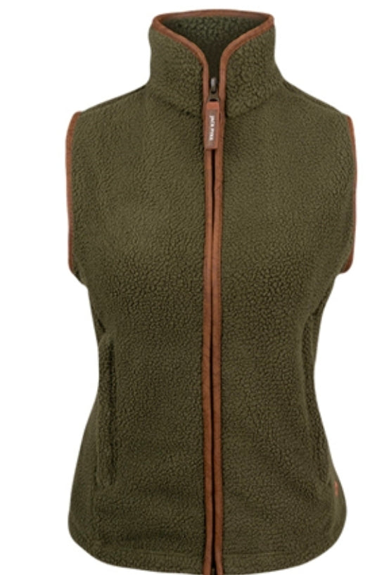 Jack Pyke Ladies Sherpa Gilet various colours