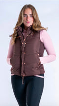 Blackfort Equestrian Amara Chocolate Puffer Gilet