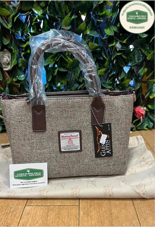 Harris tweed outlet tote bag