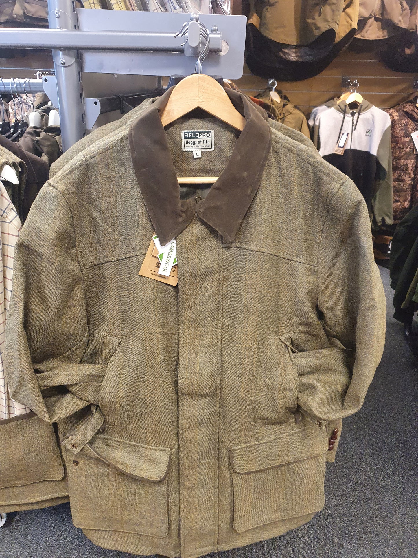 Hoggs of fife Kinloch Tweed Field Technical Jacket