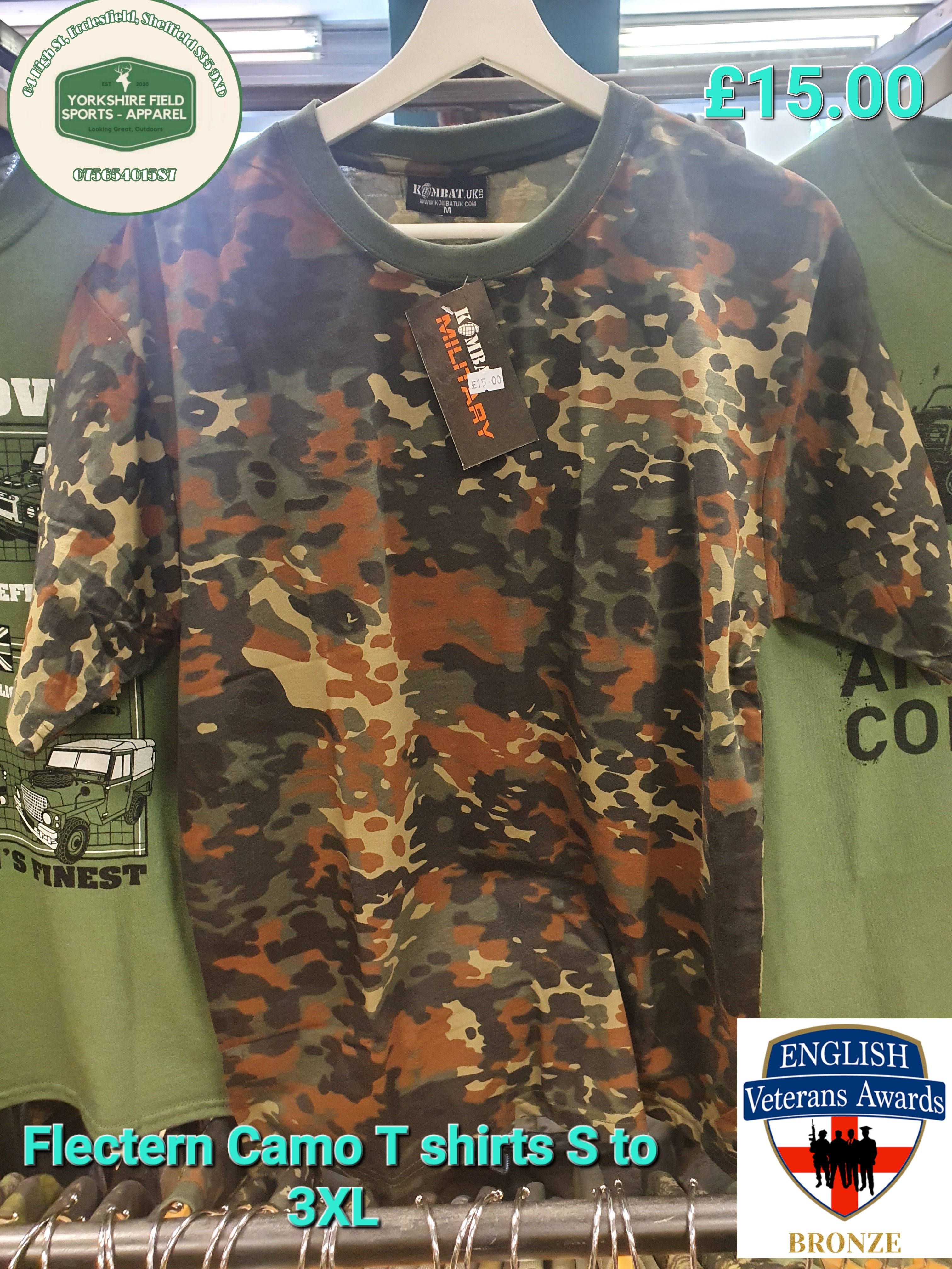 German Flectern Camo T shirt