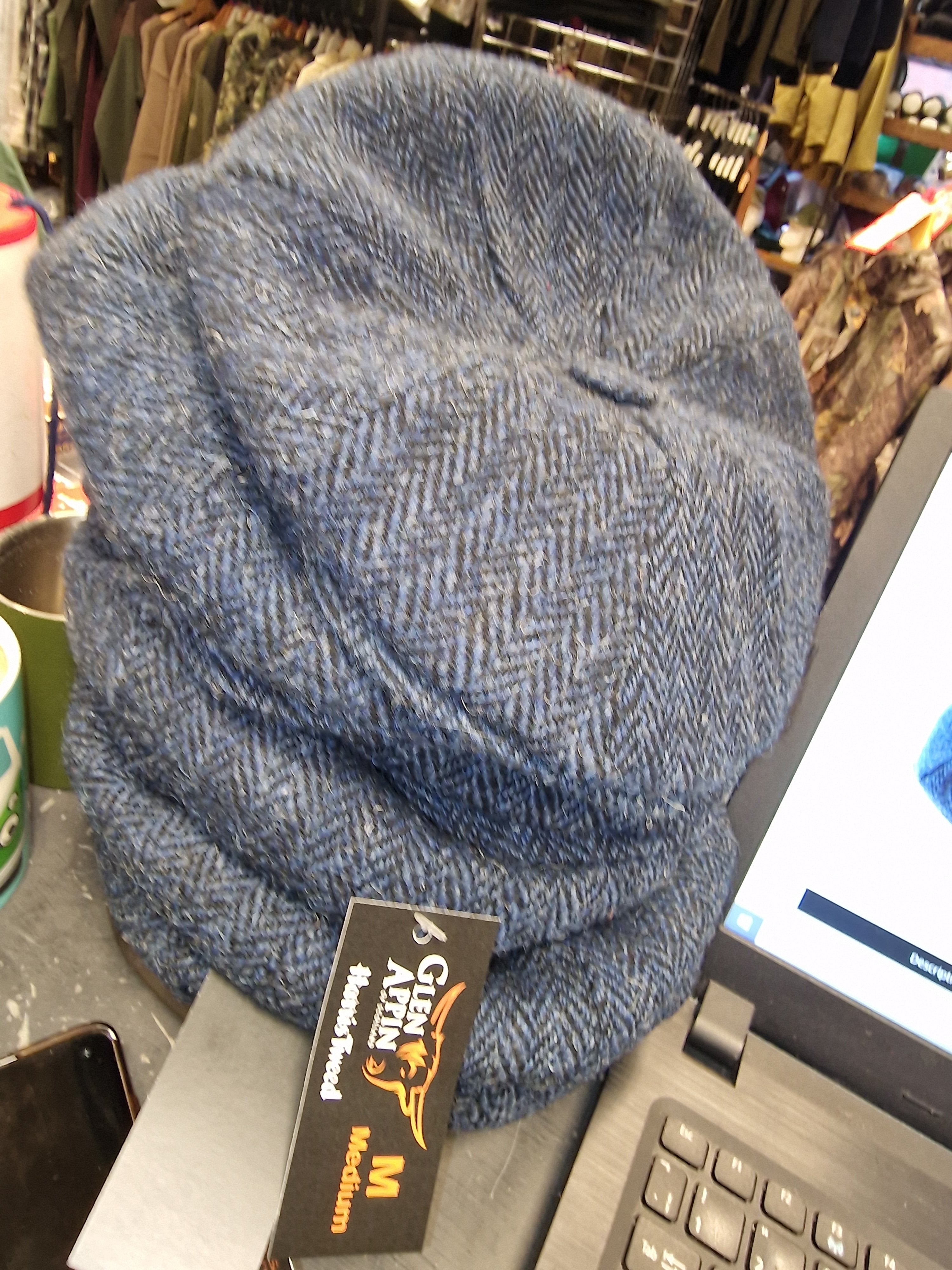 Harris Tweed Baker Boy Panel Caps