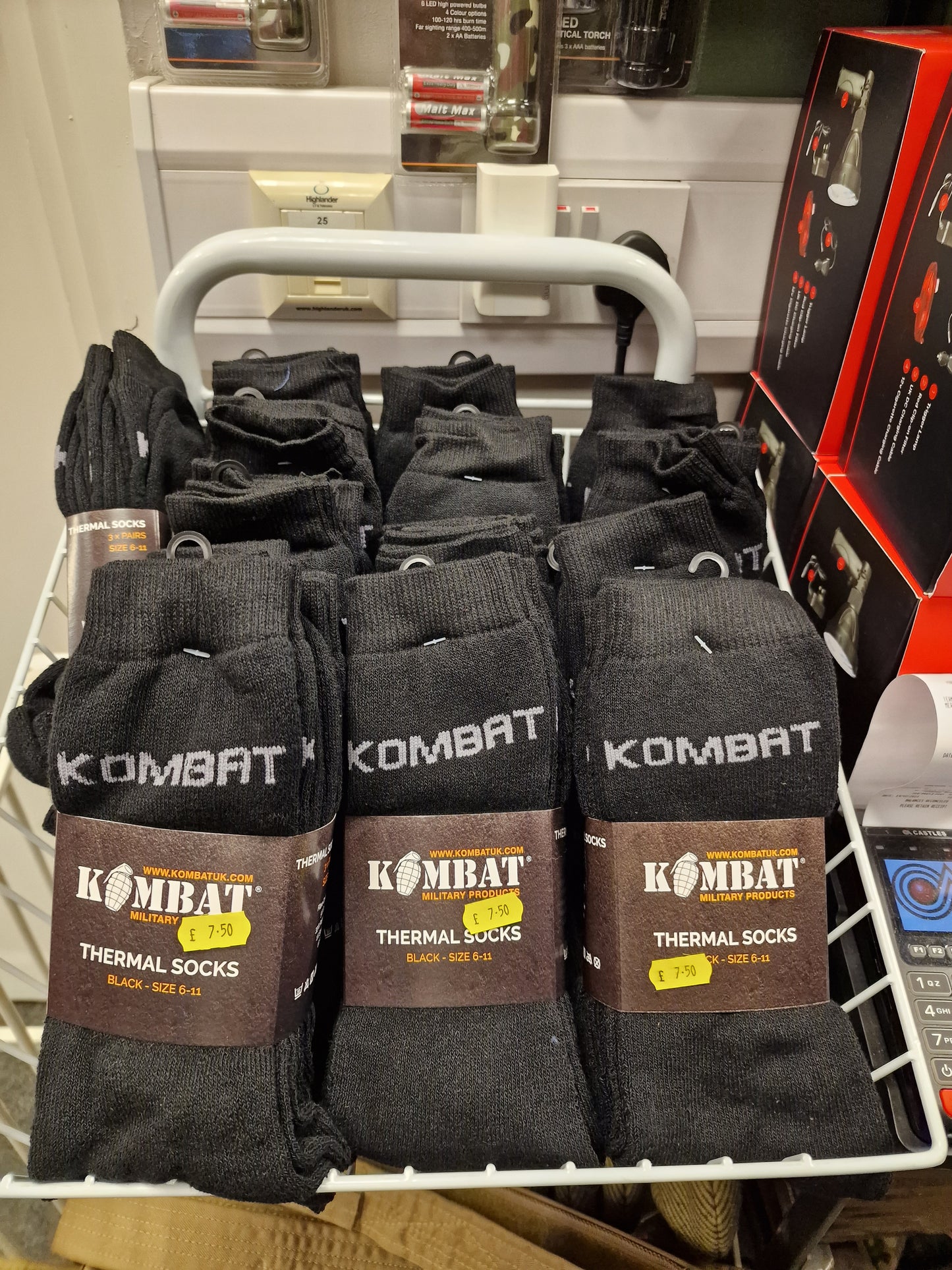 Kombat UK thermal socks 3 pack great value