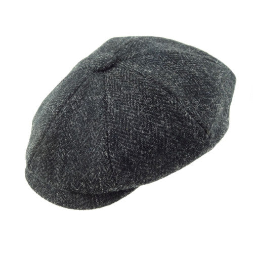 Harris Tweed Baker Boy Panel Caps