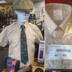 Mens Short Sleeved Fawn Army Shirts