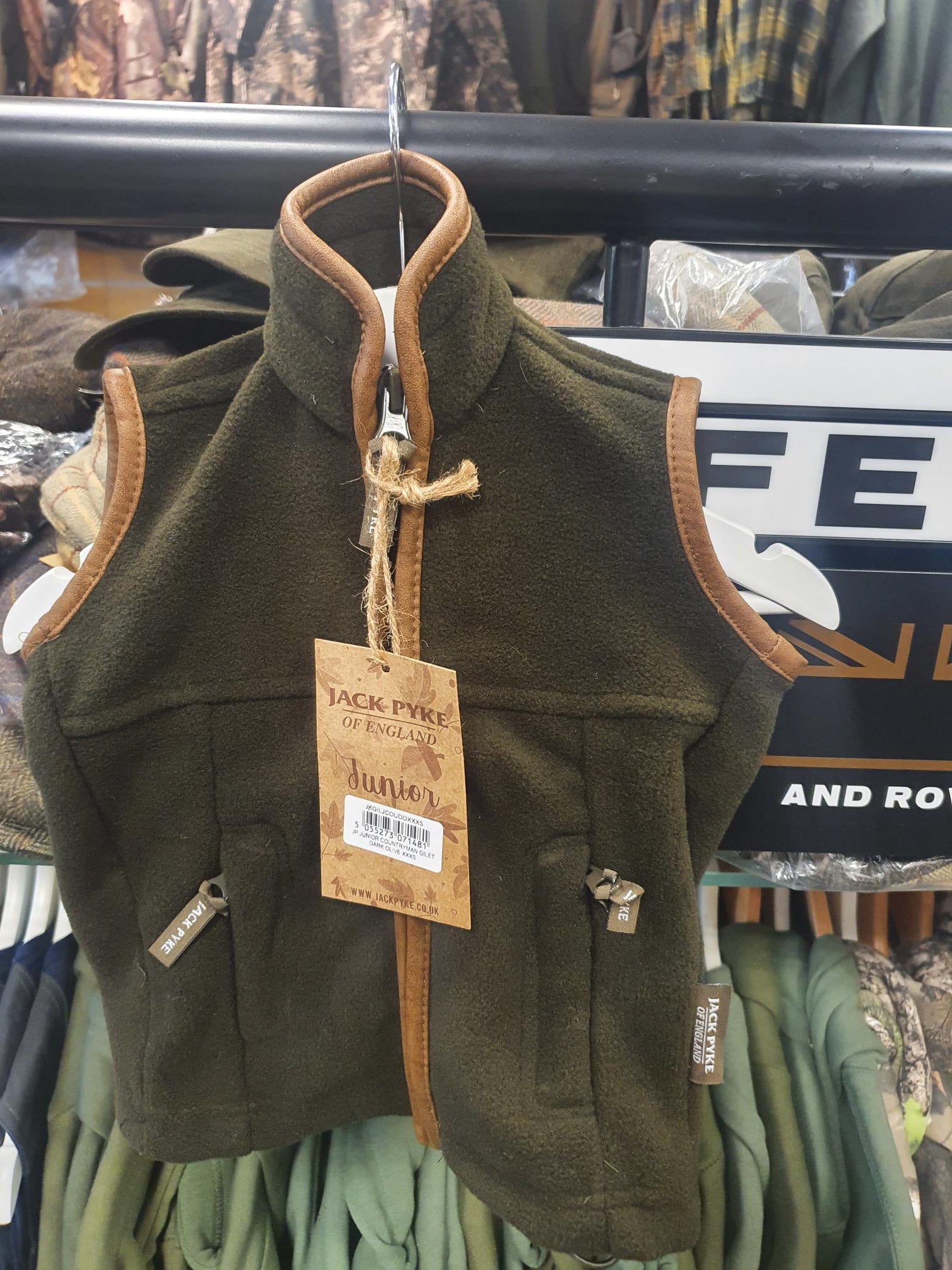 Kids Jack Pyke Fleece Gilet