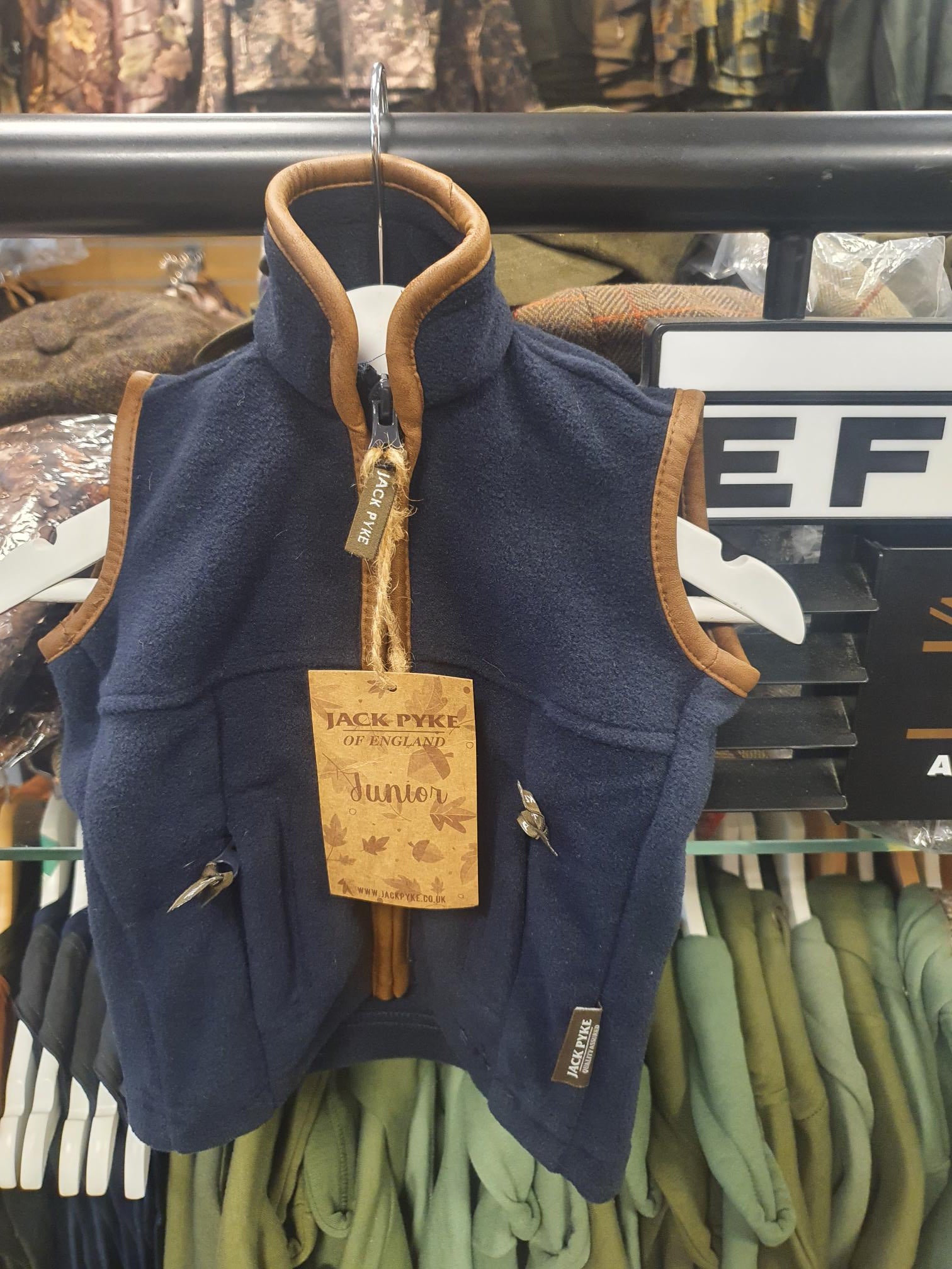 Kids Jack Pyke Fleece Gilet