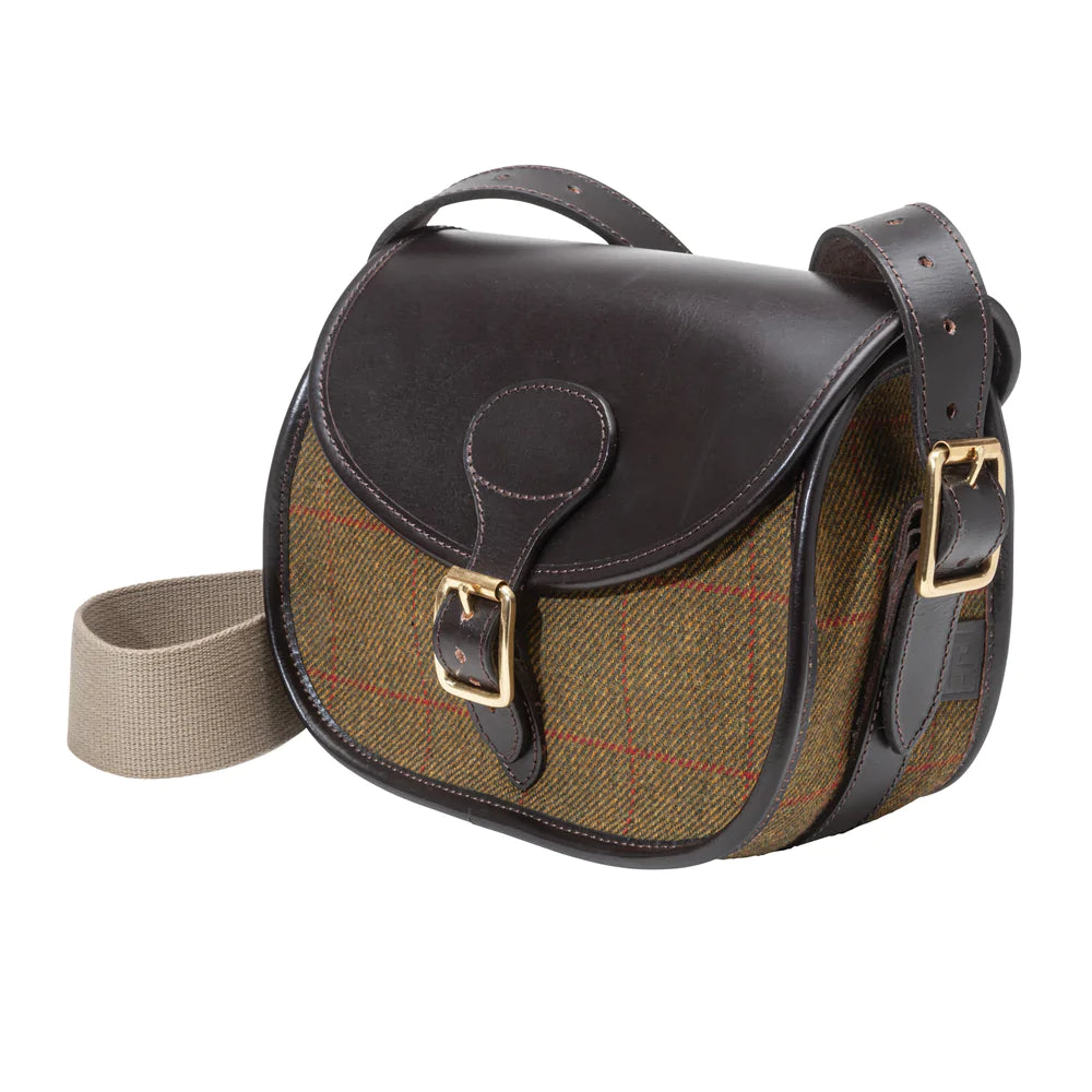Parker-Hale Hambleton Tweed Cartridge bag Leather and Tweed high quality item